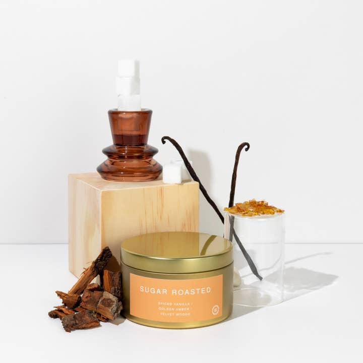 Sugar Roasted Metal Tin for wholesale by Blank Mason