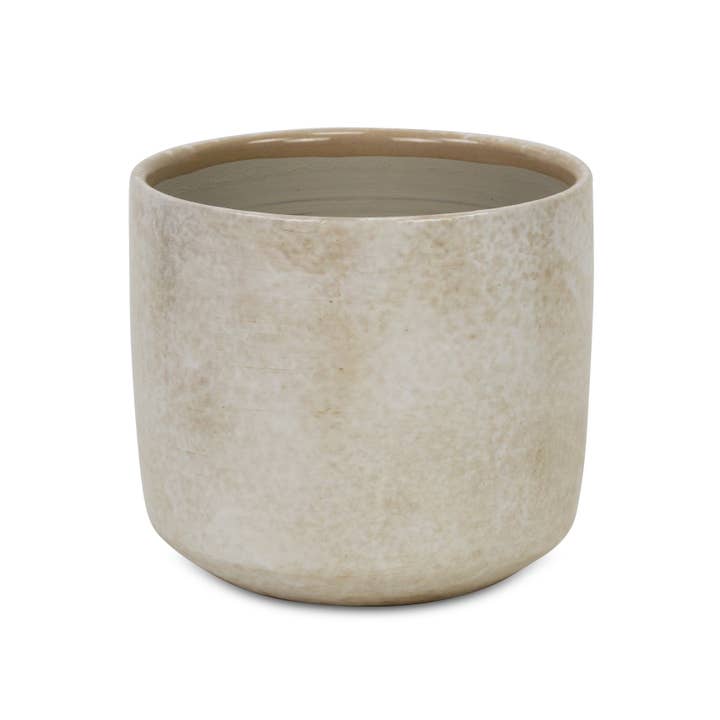 Cheungs Home Decor - Wholesale Plant Pot - Lavina Mosaic Pattern White Ceramic Pot