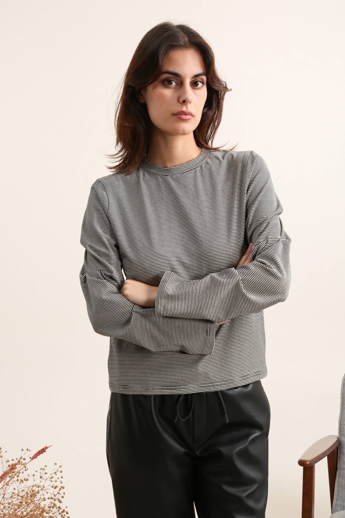 Daphnea - Wholesale T-Shirt - Women's - 31890 STRIPED T-SHIRT4