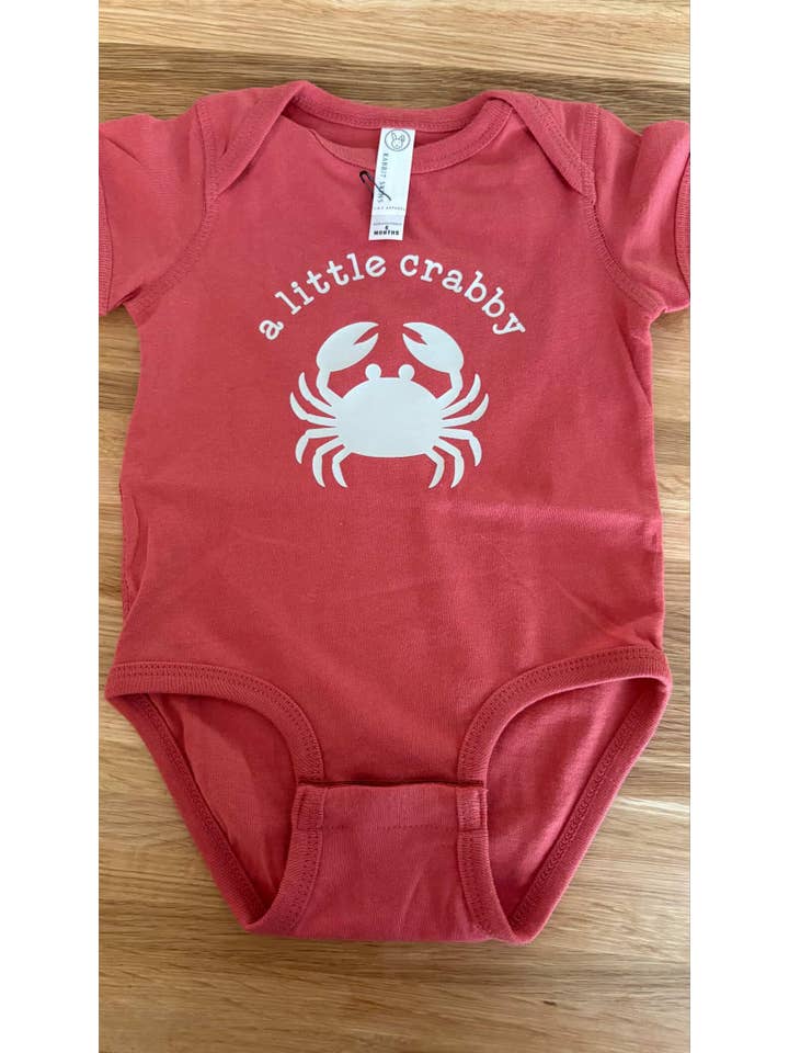 NW Accent - Wholesale Bodysuit (Non-Footed) - Baby - Crabby Onesie1