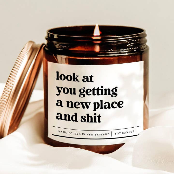 Funny Housewarming Gift, Soy Candle, New Home Gift for wholesale by Scently Moments