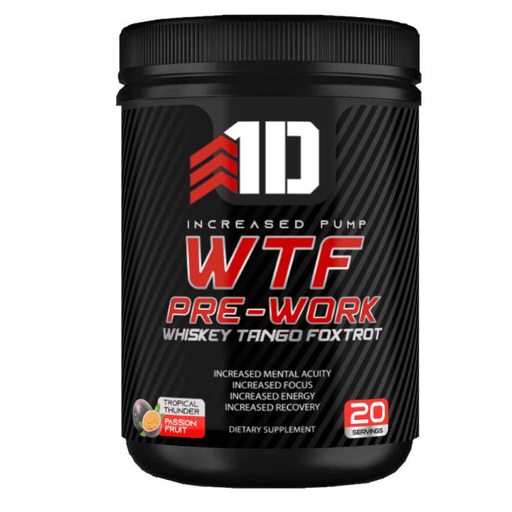 WTF Pre-Workout for wholesale by 1st Detachment