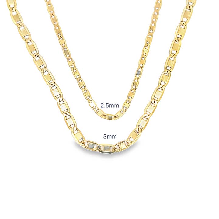 Läcker Gucci Flat Mariner Chain Ankellänk (E58/E62) för wholesale av MIA Jewelry