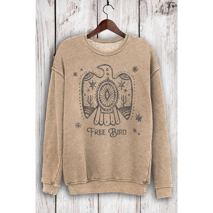 FREE BIRD MINERAL SWEATSHIRTS for wholesale by HRTandLUV