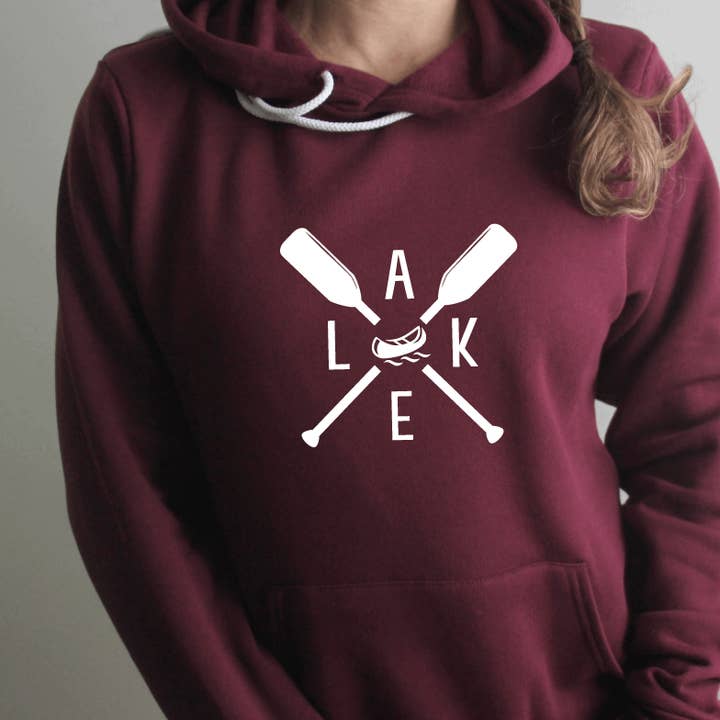 Lake Paddles Hoodie B16 for wholesale by Tron Tron Graphic Wear