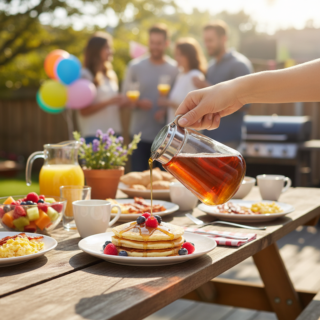 Kadra Kitchenware - Wholesale Oil/Vinegar Dispenser - Millvado Glass Sugar/Syrup Dispenser SS Lid 12oz2