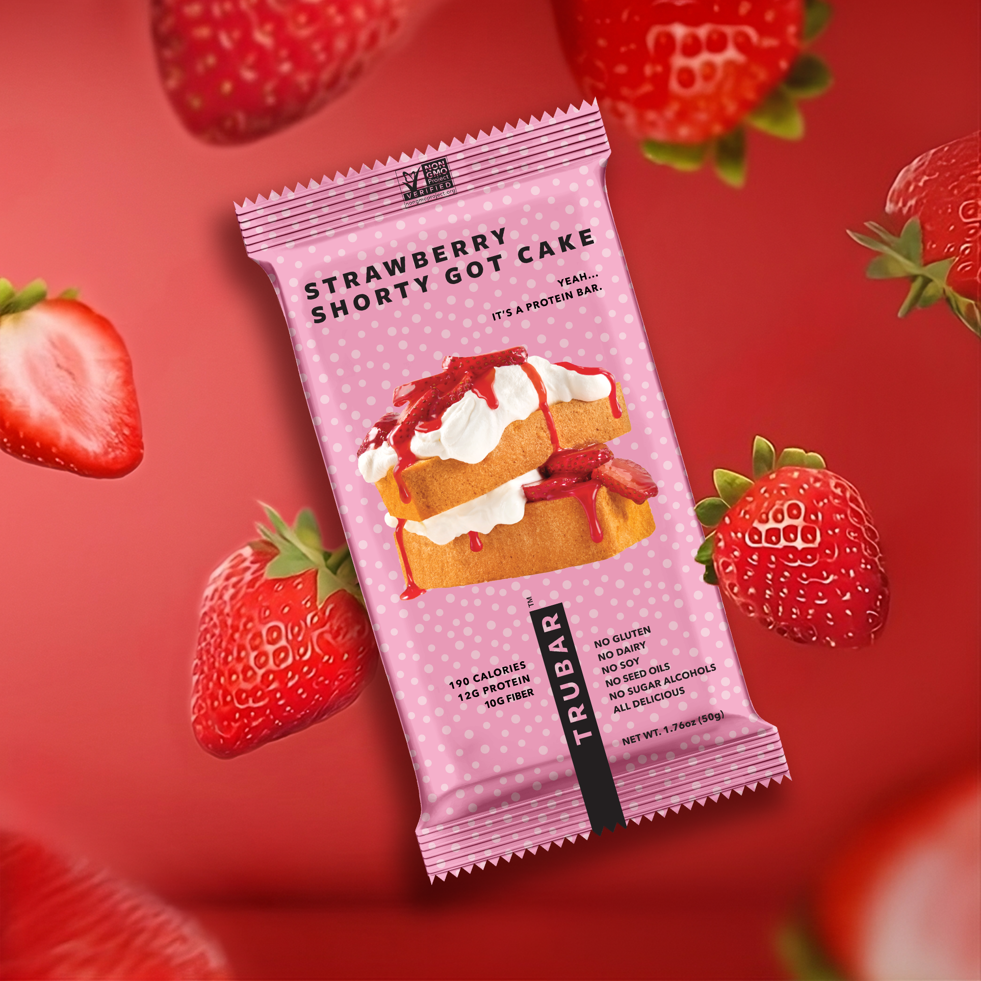 TRUBAR - Wholesale Snack Bar - Strawberry Shorty Got Cake3