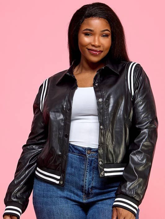 Giacca regolare a manica lunga con tasche laterali con chiusura a pressione frontale per la vendita all'ingrosso da parte di Namatt Design