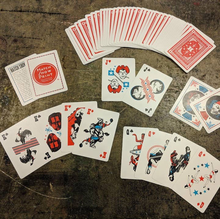 Hatch Show Print Playing Cards for wholesale by Hatch Show Print