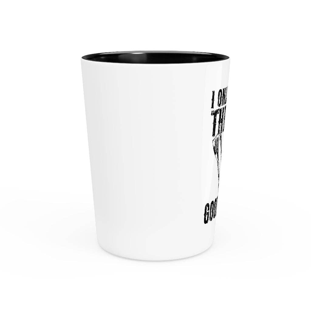 Zwart Shot Glass Party Ceramic Tequila Hilarisch grillen BBQ Gevogelteworst Ketogene Foodie Lover Humoristische barbecue-eiwitfeestliefhebbers voor groothandel op Faire1