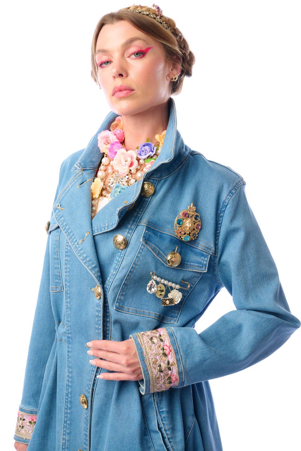 Aratta | Women's Fashion - Wholesale Coat - Women's - Monte Carlo Denim Coat5