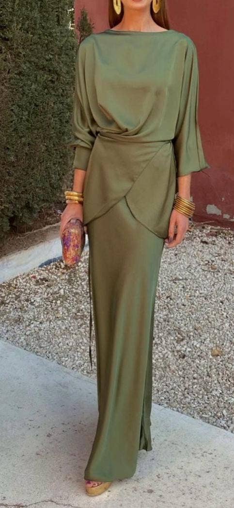 LORIANE - Wholesale Top & Skirt Set - Women's - 10522 one size long top + skirt set13