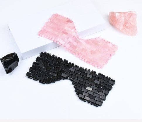 CLB LUXE - Wholesale Sleep/eye mask - Black Obsidian Eye Mask3