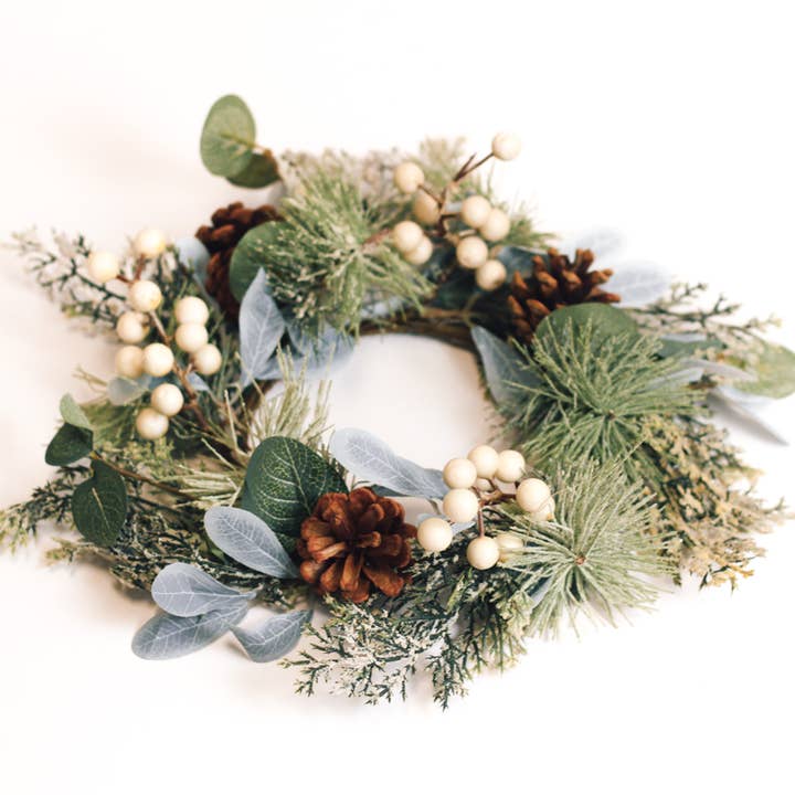 Cotton Pine & Sage Candle Ring for wholesale by A Cheerful Giver