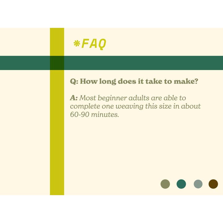 Euca Design - Wholesale DIY craft kit - DIY Round Weaving Kit - Winter | Beginner Friendly8