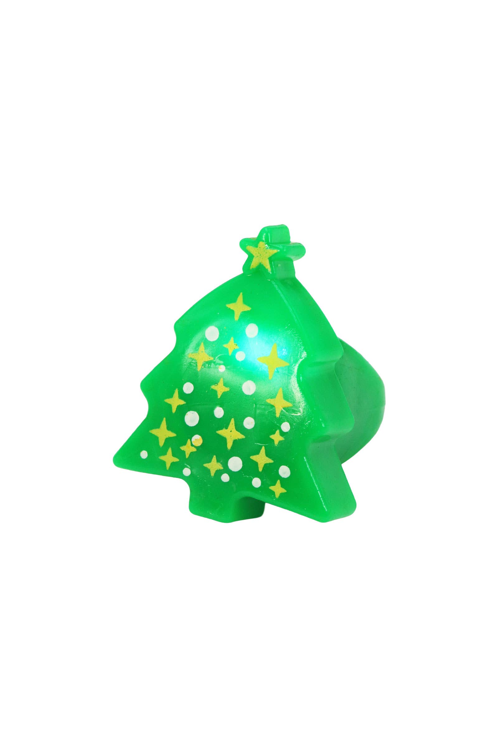 AS SHOWN Christmas Tree Jelly Led Light-up Ring - 24 Pcs for wholesale on Faire9