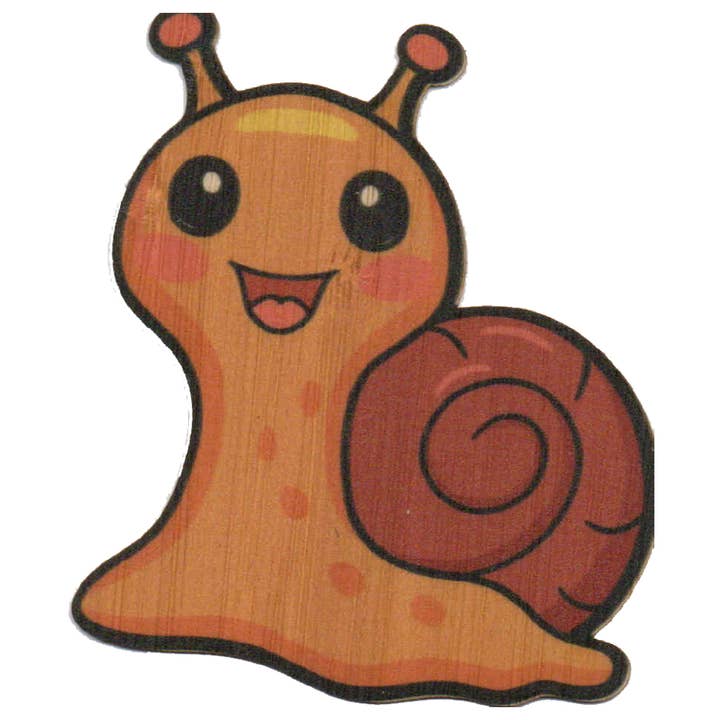 Escargot mignon pour la vente par Bamboo Wood Stickers