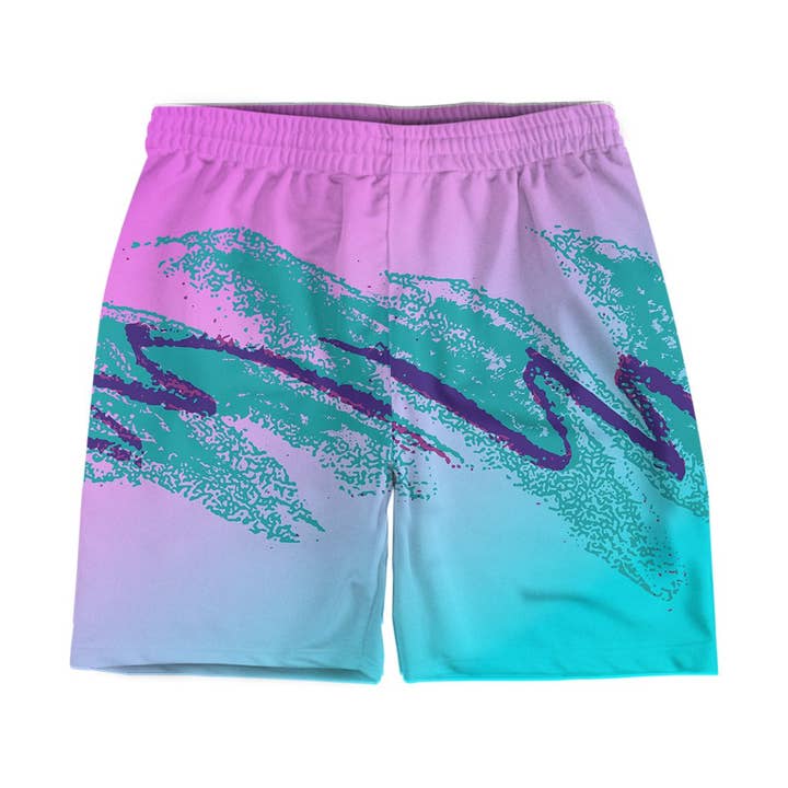 90er Jahre Swoosh Vaporwave Weekend Short für den Großhandel von Beloved Shirts