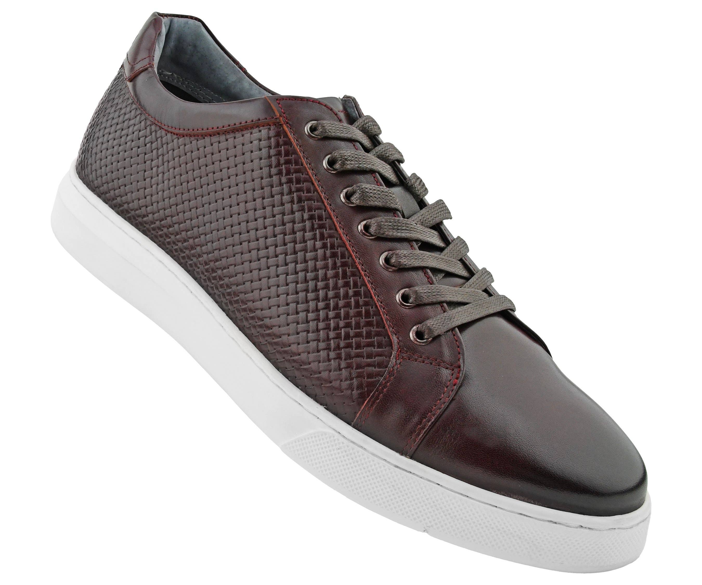 Beau Ties of Vermont - Wholesale Lifestyle Sneakers - Men's - Oxblood Red Leather Sneaker0