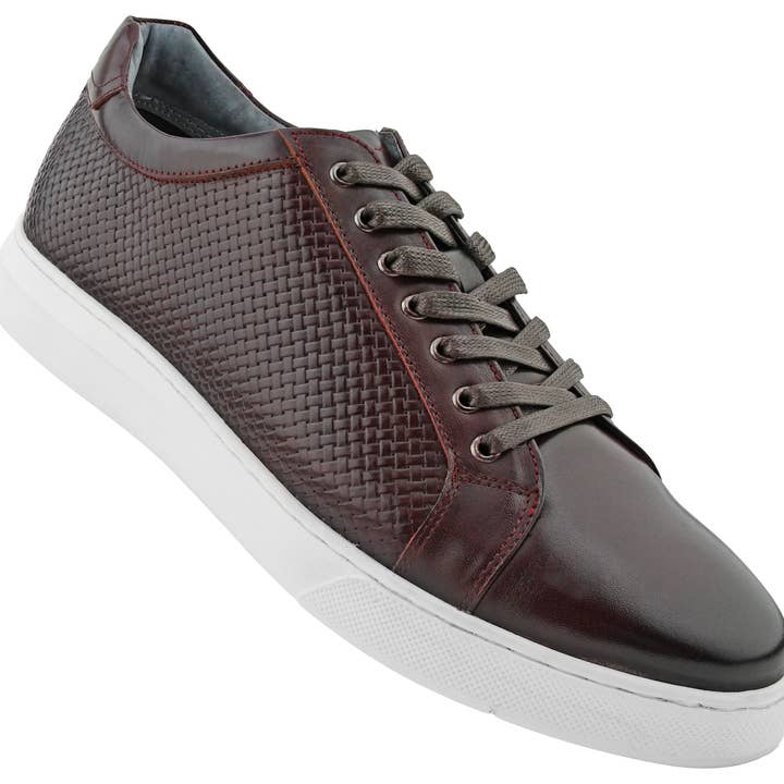 Beau Ties of Vermont - Wholesale Lifestyle Sneakers - Men's - Oxblood Red Leather Sneaker