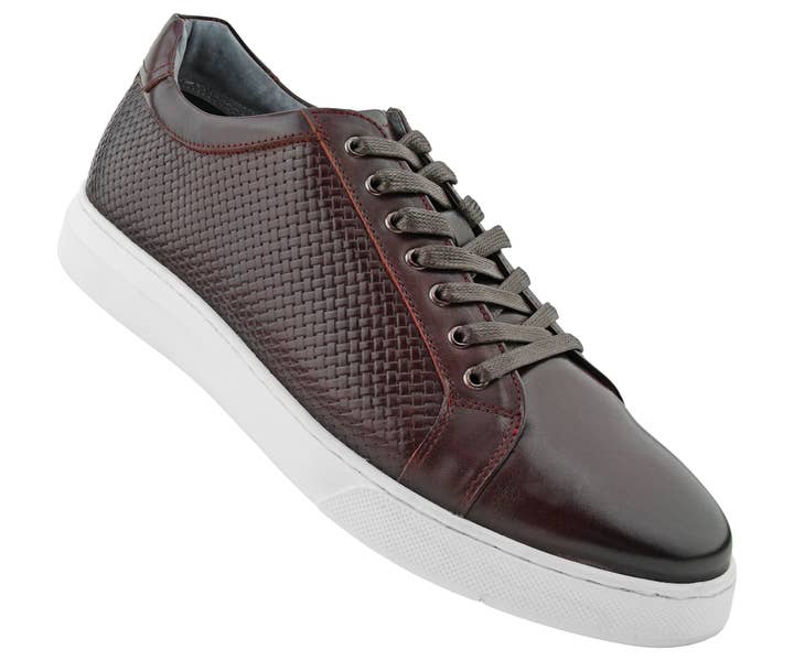 Beau Ties of Vermont - Wholesale Lifestyle Sneakers - Men's - Oxblood Red Leather Sneaker0