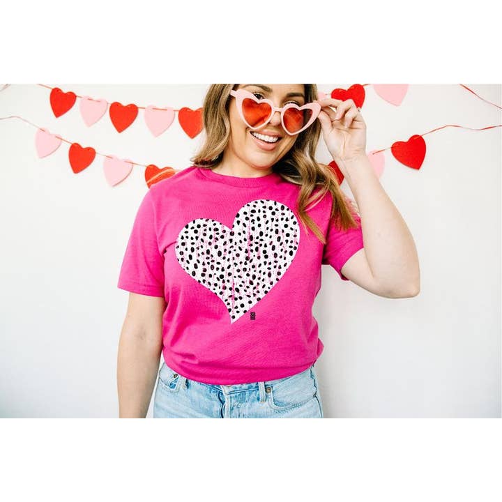 Prickigt hjärta (mörkrosa) för wholesale av Self Made Life Co