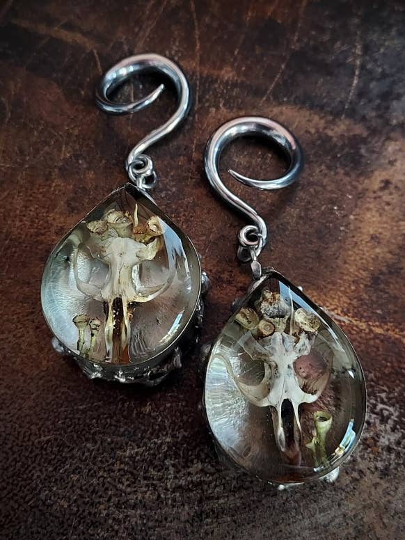 Crowned Guardian Hanger Earrings for wholesale by Baba Yaga