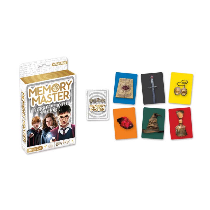 Harry Potter Memory Master Card Game (Hanger) for wholesale by AQUARIUS, GAMAGO, ICUP, & ROCK SAWS by NMR Brands