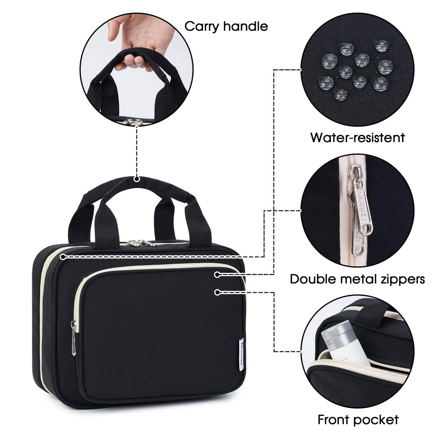 wandf – Großhandel Schmink-/Kosmetiktasche – Hängender Kulturbeutel für Frauen Reise-Make-up-Tasche20