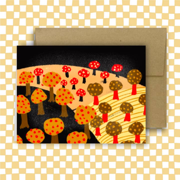 SPRINGTIME LANDSCAPE #3 Greeting Card for wholesale by RANI BAN CO