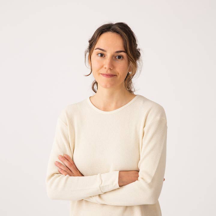 Basis Langærmet Voksen ecru for engroshandel hos Matona