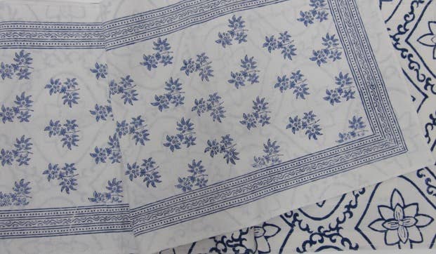 natural habitat - Venta al por mayor Caminos de mesa - Camino de mesa 152 cm Jasmine Azul 2565a1