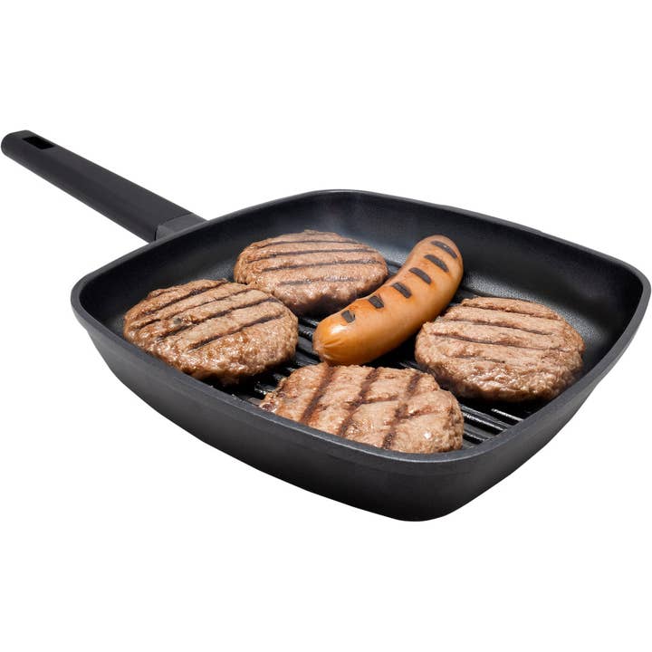 Vin Bouquet (Find It Import & Export Sl) - Wholesale Cast Iron Skillet - Quantanium Non-Stick Cast Aluminum Grill Pan 28 cm1