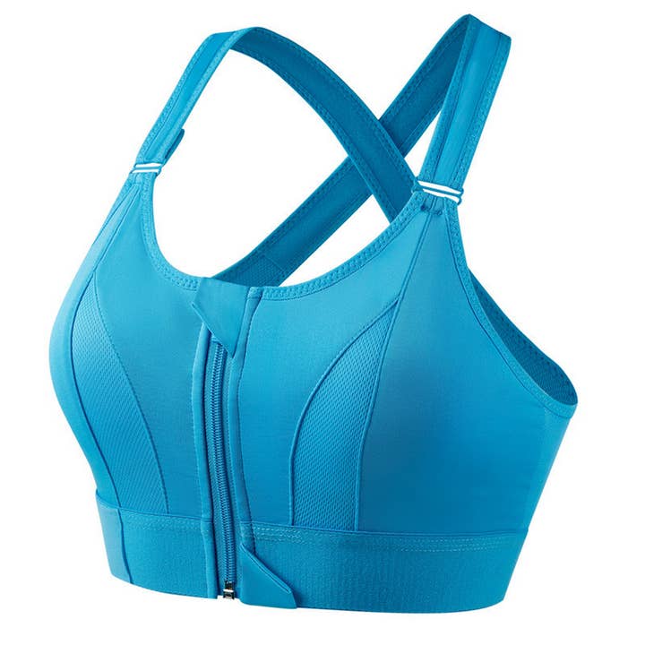 ACCITY - Wholesale Sports Bra - Women's - NEW ADJUSTABLE ZIPPER SPORTS YOGA BRA_CWMU02905