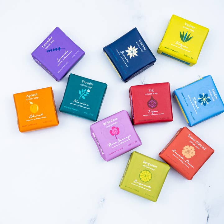 Baudelaire - Wholesale Bar Soap - Apricot 1.7oz - Cylinder & 24 Bars2