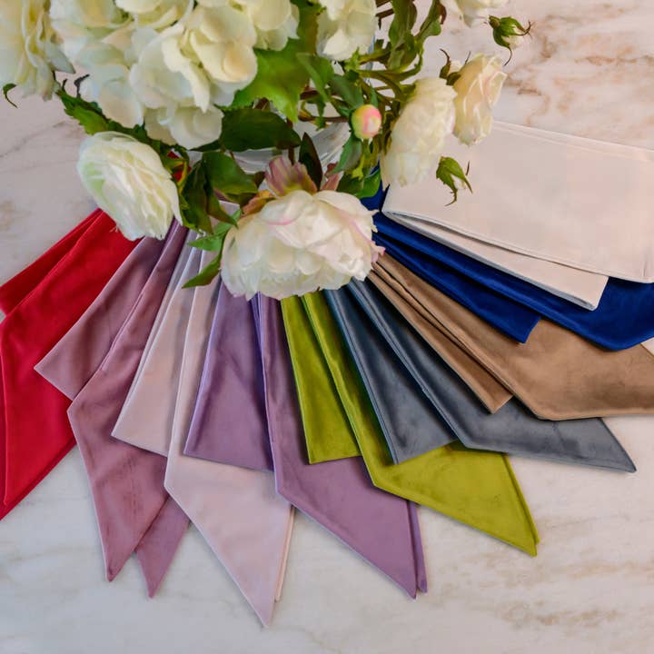 Velvet Bow/Sash for wholesale by Arte Italica & Crown Linen Designs