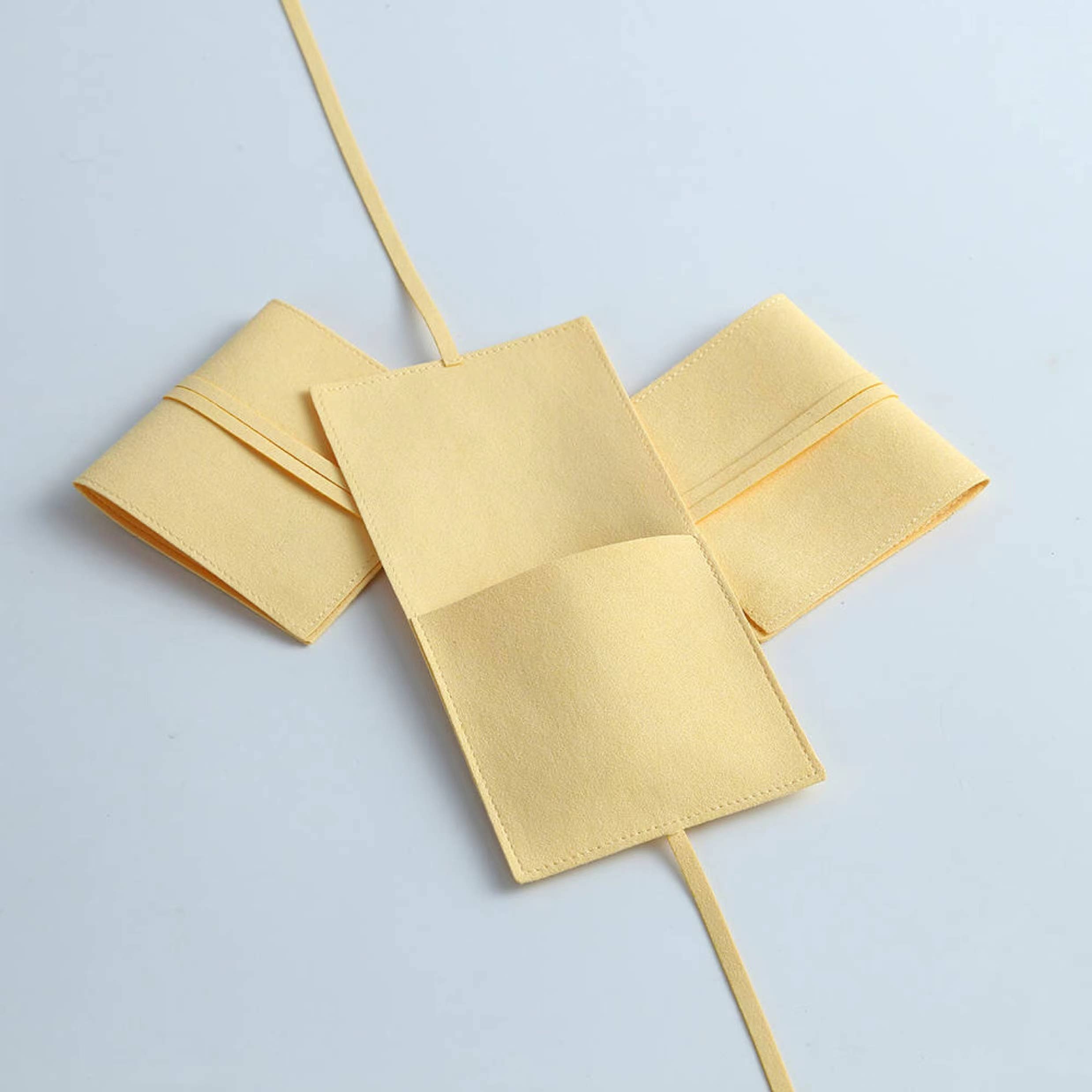 ZaraJewellery – Suporte de joias e exposição por atacado – Bolsa Premium para Joias em Microfibra – Saco de Presente Macio com Cordão7