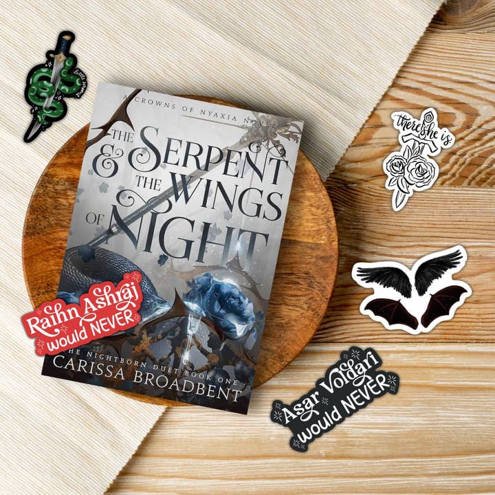 Carissa Broadbent Crowns of Nyaxia Sticker Pack for wholesale by Serafine Art and Design