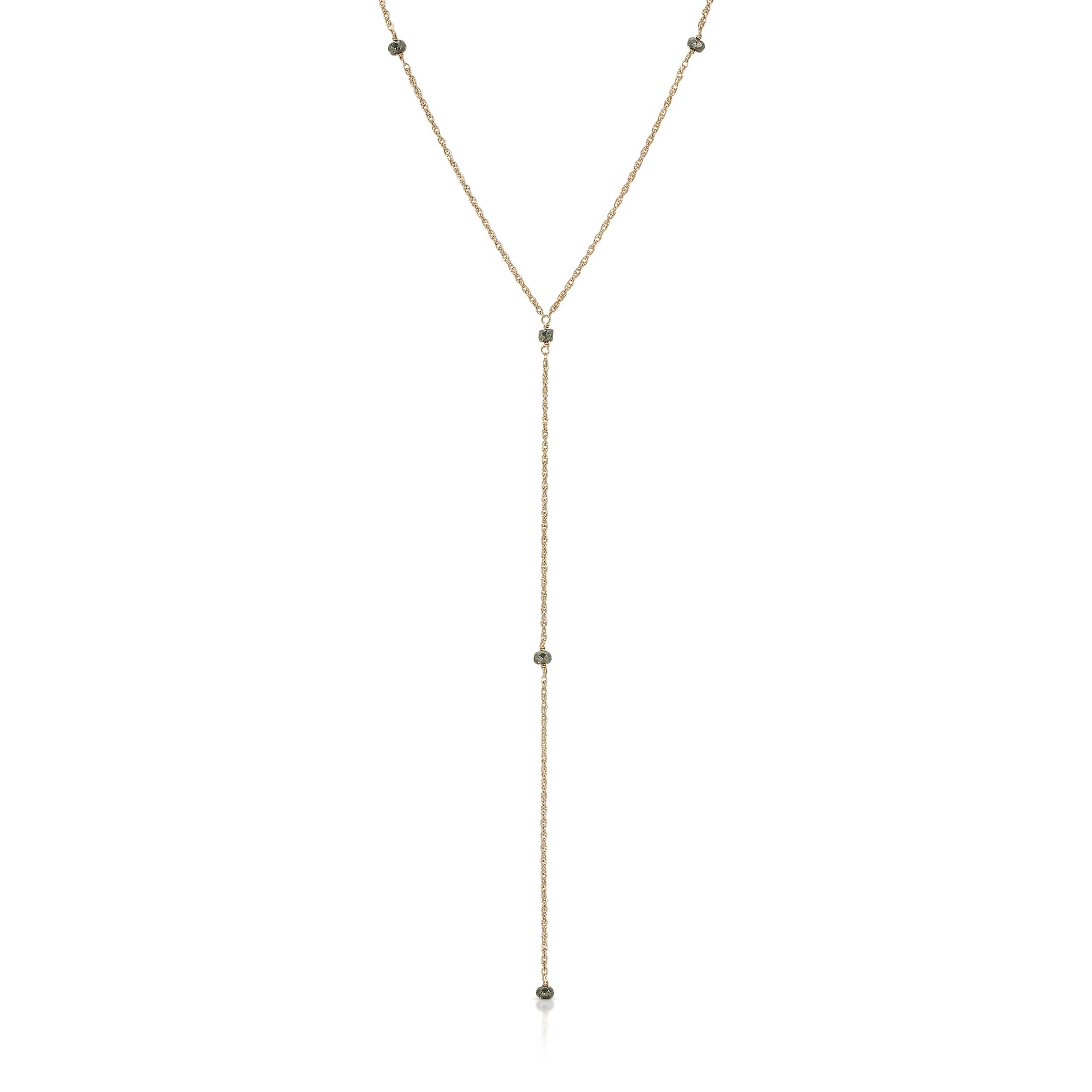 Heather Hawkins - Wholesale Y-Neck/Lariat Necklace - Headsprung Rope Y Necklace - 14K Gold-Filled4