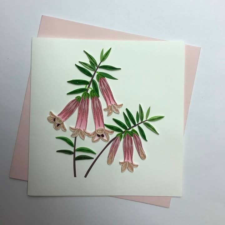 Carte Quilled Bells de Mariage pour la vente par Poppin Cards and Gifts