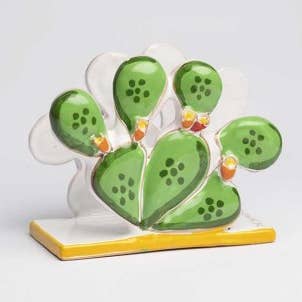 Porta-guardanapos Folk Figueiras-da-Índia por atacado de Ceramiche De Simone