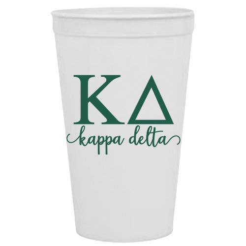 Sassy Cups - Wholesale Disposable Cup - Kappa Delta - ΚΔ - Stadium Cups2