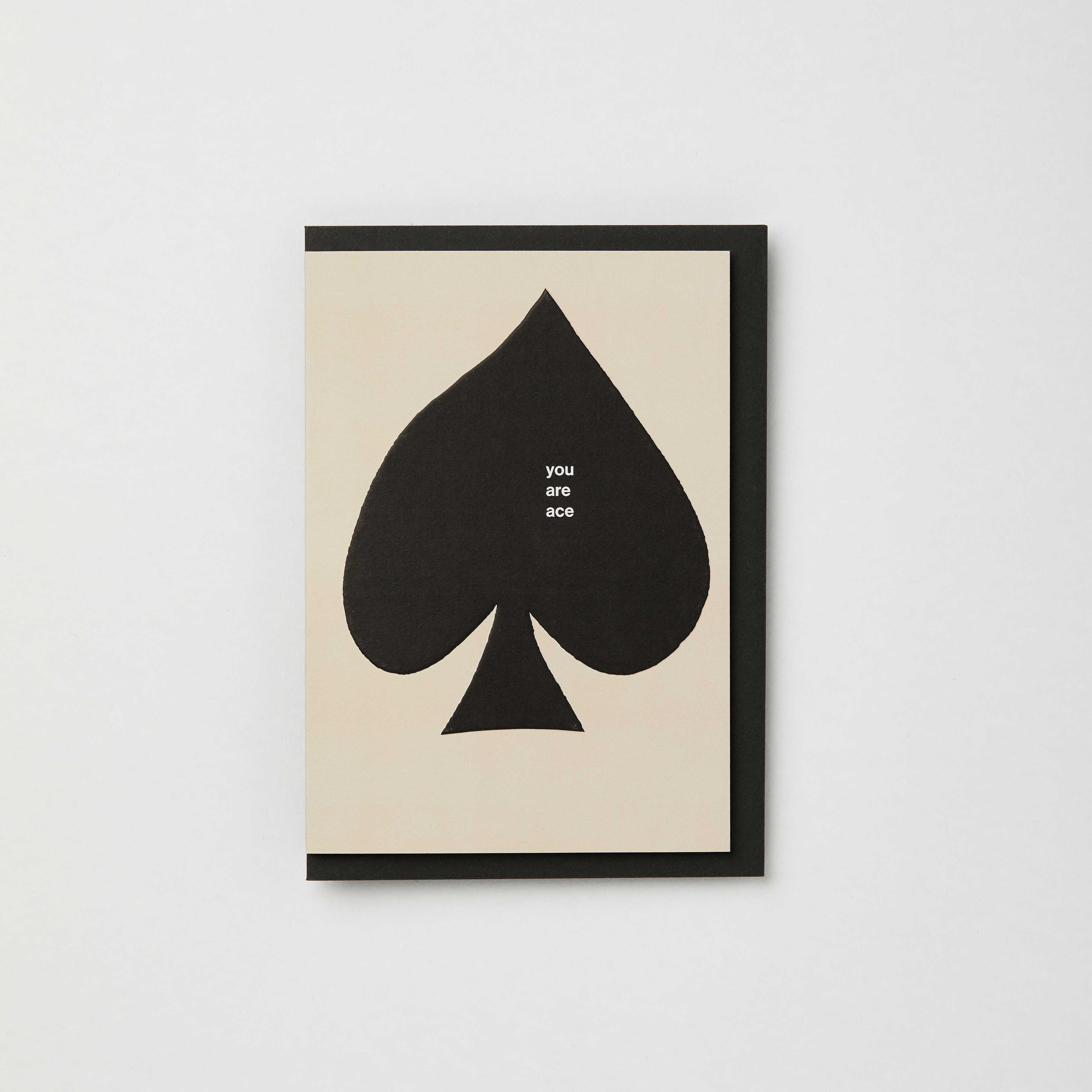 Kinshipped – wholesale Friendship card – You Are Ace friendship/thank you card0