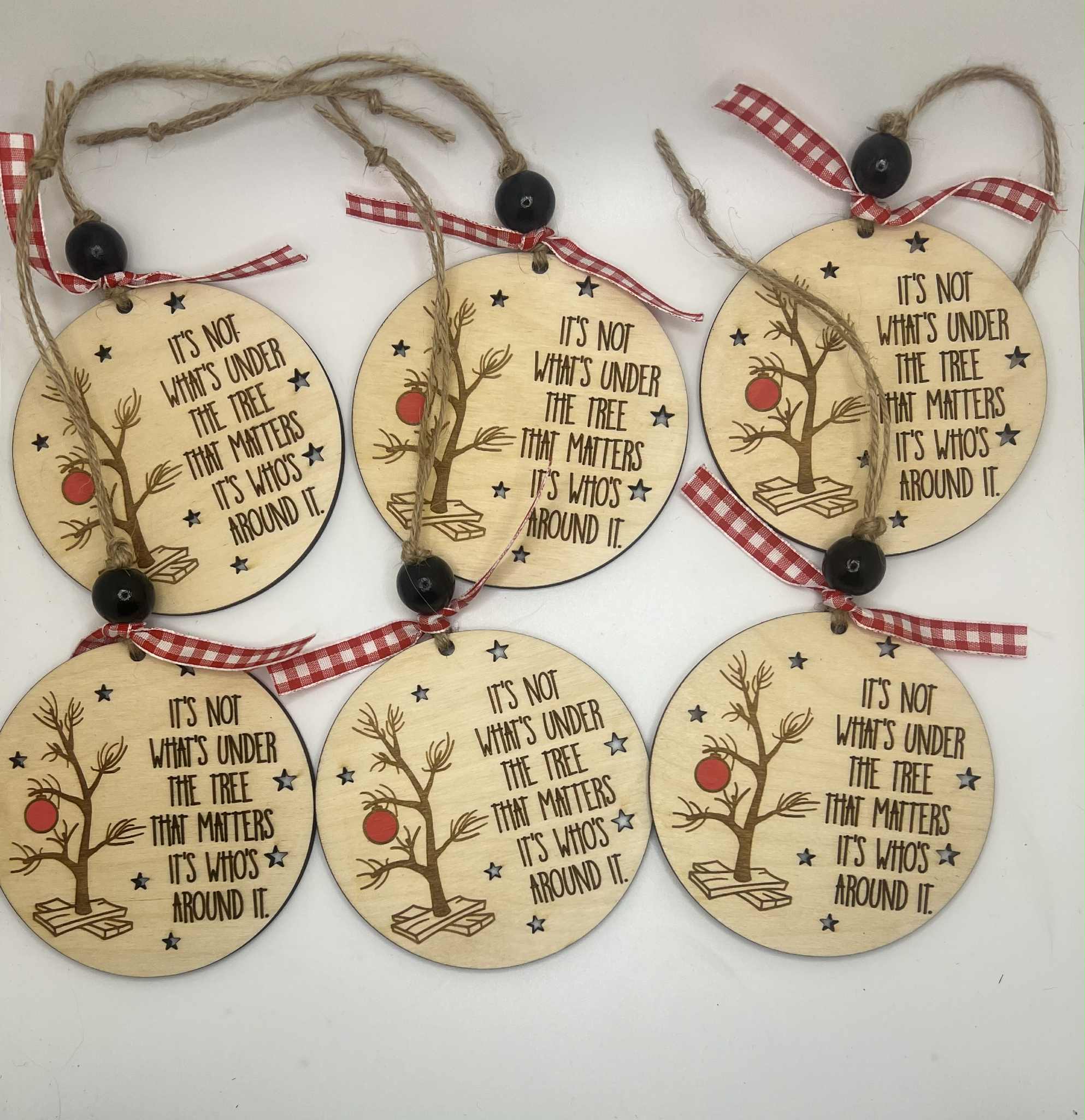 The Cracked Pig - Wholesale Ornament - What Matters Most Ornament |  Charlie Brown Tree1