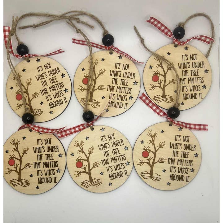 The Cracked Pig - Wholesale Ornament - What Matters Most Ornament | Charlie Brown Tree1