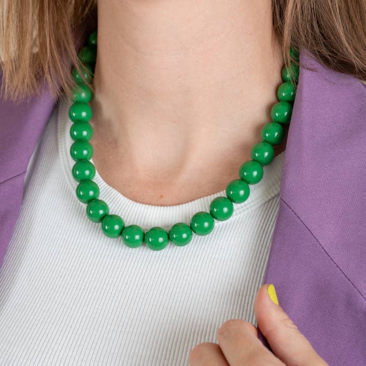 Bold Beads Necklace | Spruce for wholesale by vanMauZ