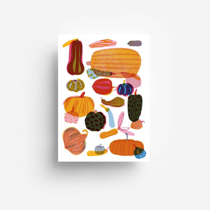 Pumpkins Postcard DIN A6 for wholesale by jungwiealt