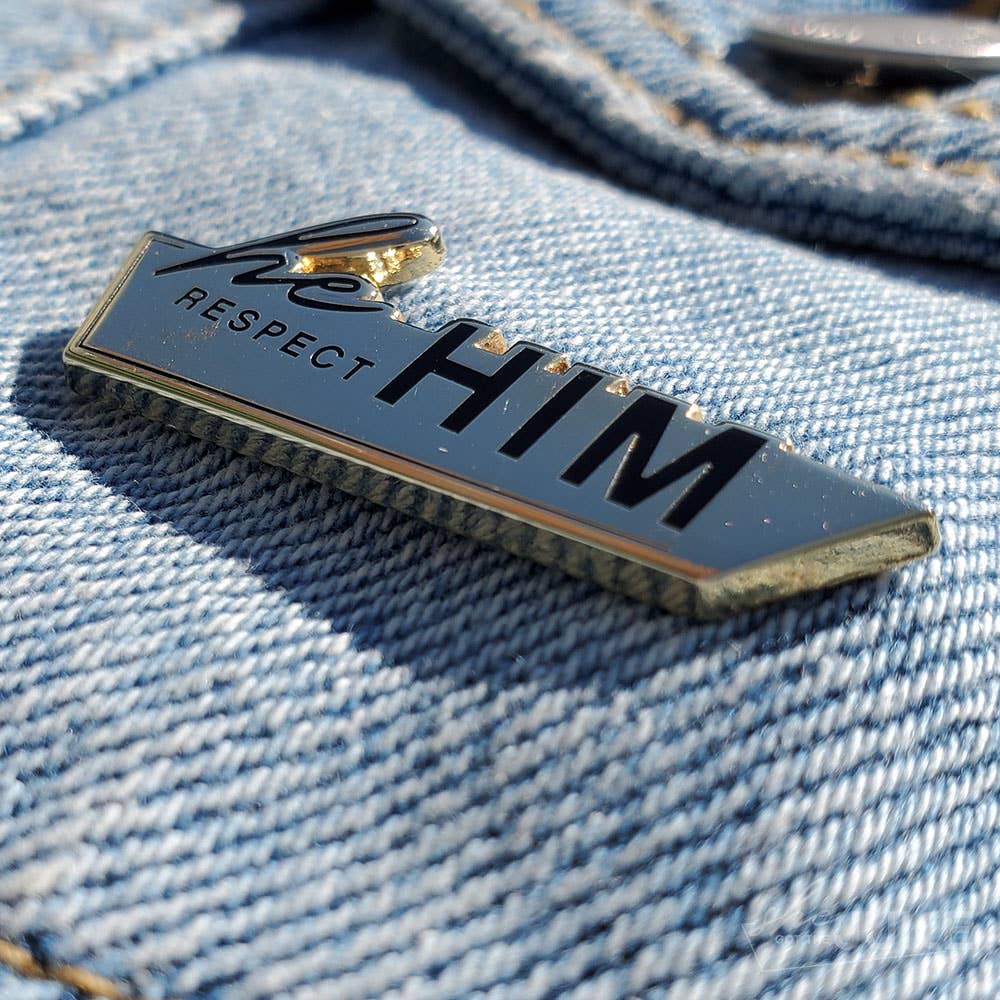 She Got The Juice - Wholesale Lapel Pin/Button - Respect Him - Pronoun Lapel Pin3