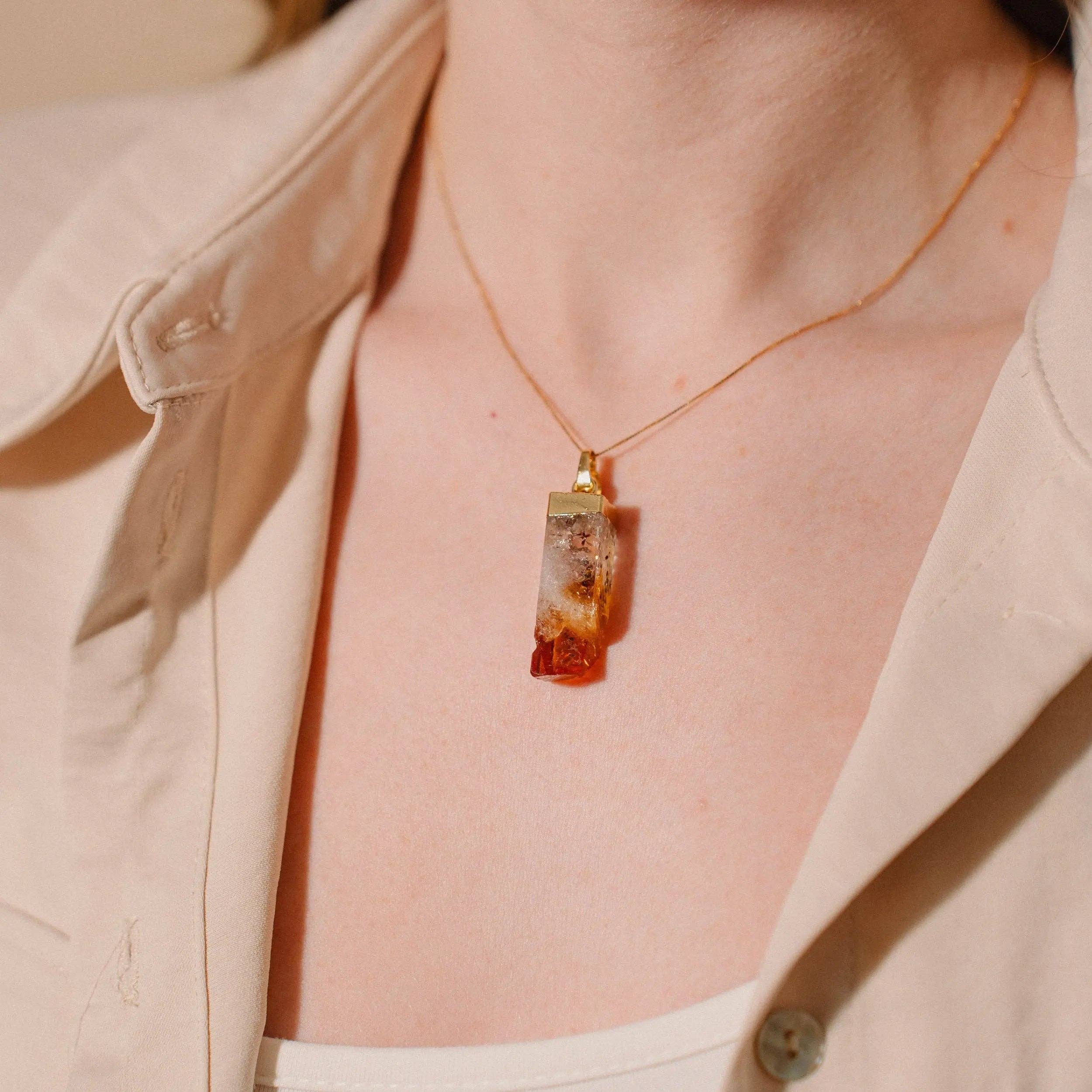 PHOEBE´S - Vente Colliers à pendentif - Collier avec pierre de naissance, collier en cristal, cadeau en pierre précieuse3