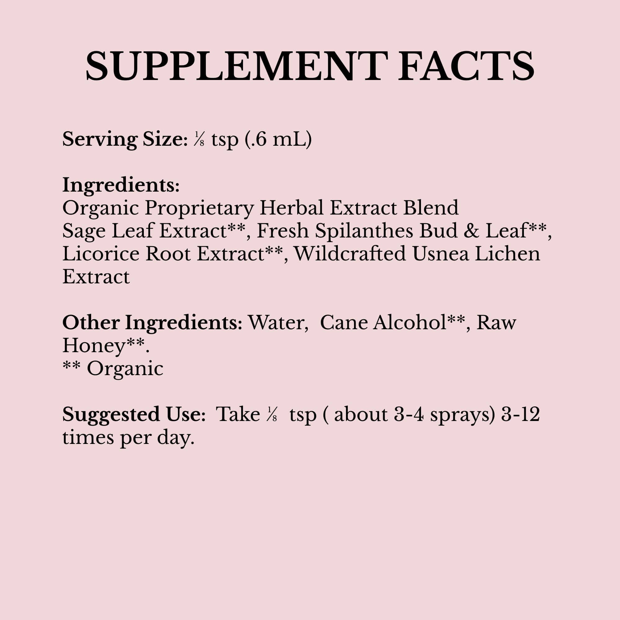 Urban Moonshine - Wholesale Oral Supplement/Vitamin - Throat Spray5